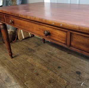 SOLD Romweber desk with drop-down drawer